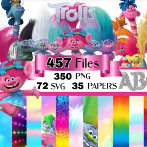 Trolls Clipart Bundle, Trolls SVG