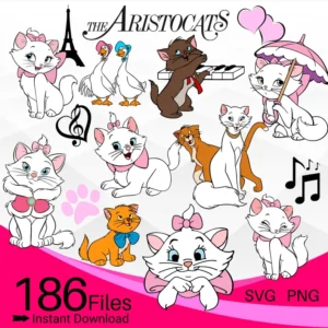 Aristocats SVG Bundle, Aristocats SVG