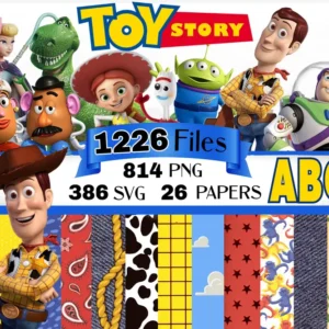 Toy Story Clipart Bundle, Toy Story SVG