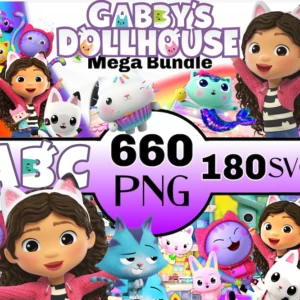 Gabby's Dollhouse SVG PNG