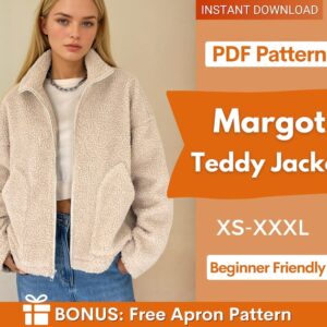Jacket Pattern for Women, Women Sewing Pattern
