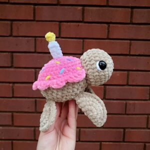 Cupcake Turtle Crochet Pattern